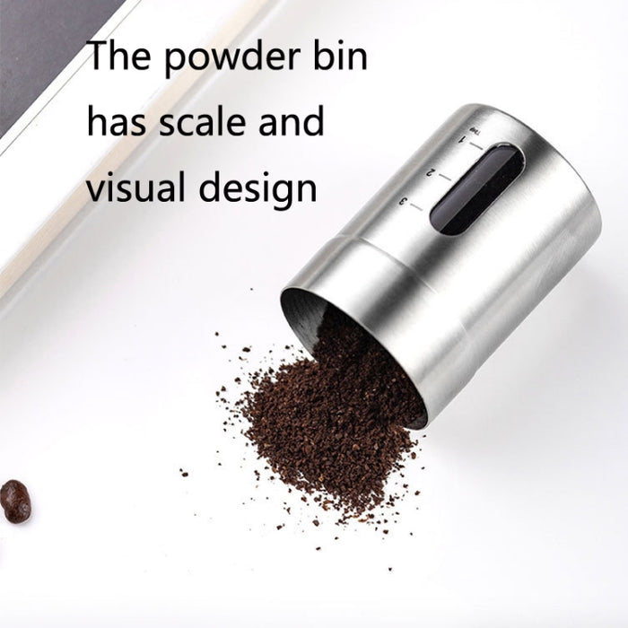 Portable Hand Crank Coffee Machine Stainless Steel Manual Grinder