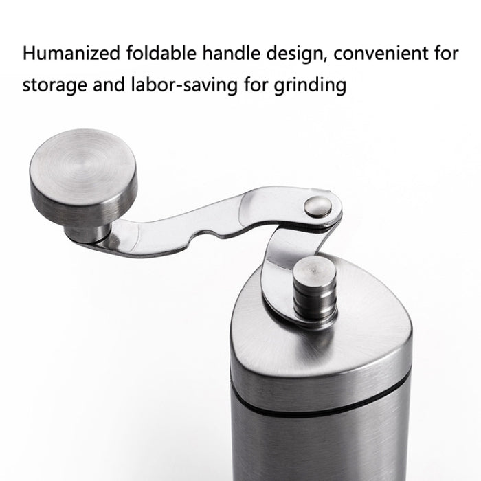 Household Stainless Steel Hand-Cranked Coffee Machine Grinder