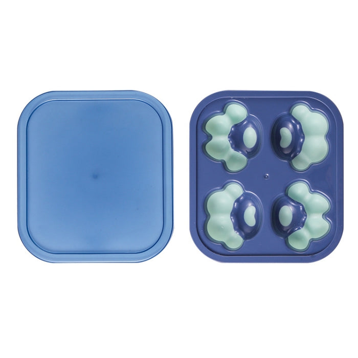 Household Cat Paw Shape Creative Silicone Ice Box Ice Cube Mold Ice Hockey DIY Food Supplement Box with Lid