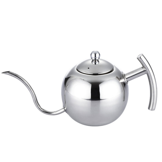 Hand Flush Pot Mocha Coffee Pot Stainless Steel Coffee Pot European Style Stainless Steel Teapot With Strainer