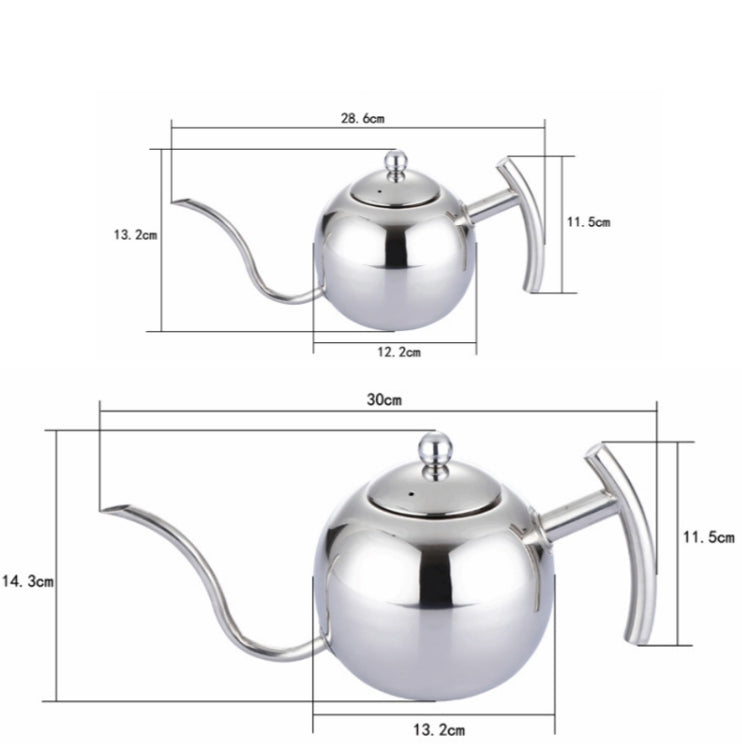 Hand Flush Pot Mocha Coffee Pot Stainless Steel Coffee Pot European Style Stainless Steel Teapot With Strainer