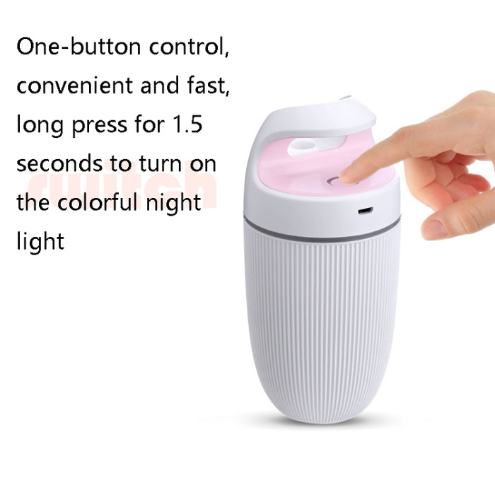 BD-MD1 Car Home USB Plug-In Air Purifier Colorful Lighting Humidifier