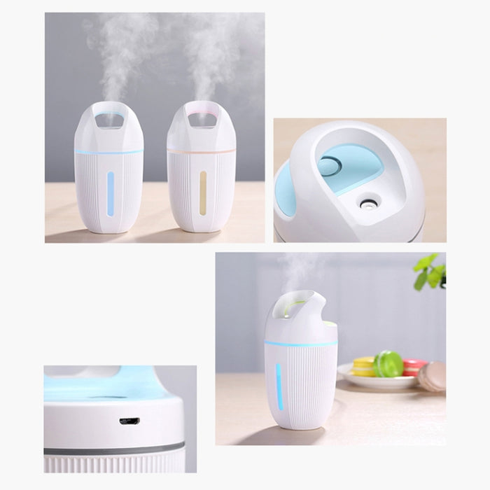 BD-MD1 Car Home USB Plug-In Air Purifier Colorful Lighting Humidifier