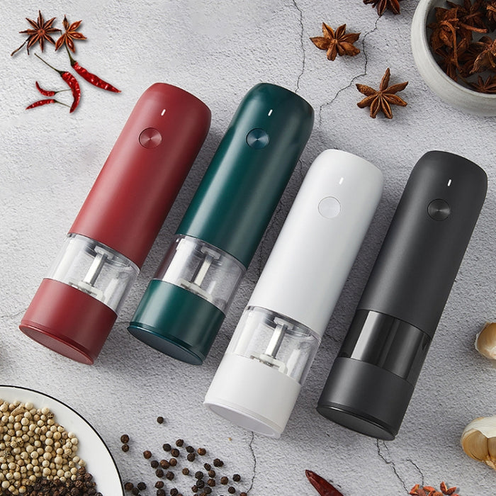 BY800 Electric Black Pepper Grinder Charge-Type Pepper Sea Salt Seasoning Grinder