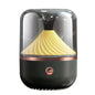 HX-930 Home Bedroom Round Mirror Essential Oil Aromatherapy Machine Ultrasonic Atomization Hydrating Spray Humidifier, Black, White, Green