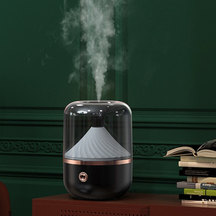 HX-930 Home Bedroom Round Mirror Essential Oil Aromatherapy Machine Ultrasonic Atomization Hydrating Spray Humidifier