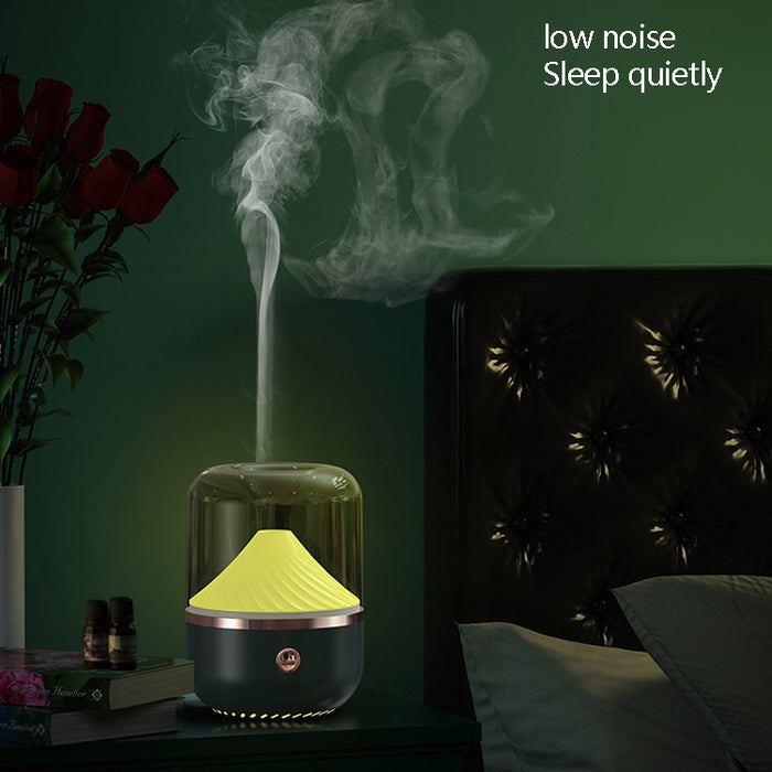 HX-930 Home Bedroom Round Mirror Essential Oil Aromatherapy Machine Ultrasonic Atomization Hydrating Spray Humidifier