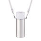 EP205 Portable Air Purifier Home Negative Ion Necklace Mini Hanging Collar Purifier, Silver, Black