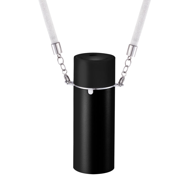 EP205 Portable Air Purifier Home Negative Ion Necklace Mini Hanging Collar Purifier, Silver, Black