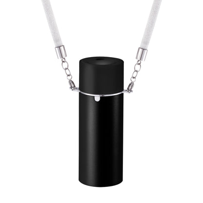 EP205 Portable Air Purifier Home Negative Ion Necklace Mini Hanging Collar Purifier, Silver, Black