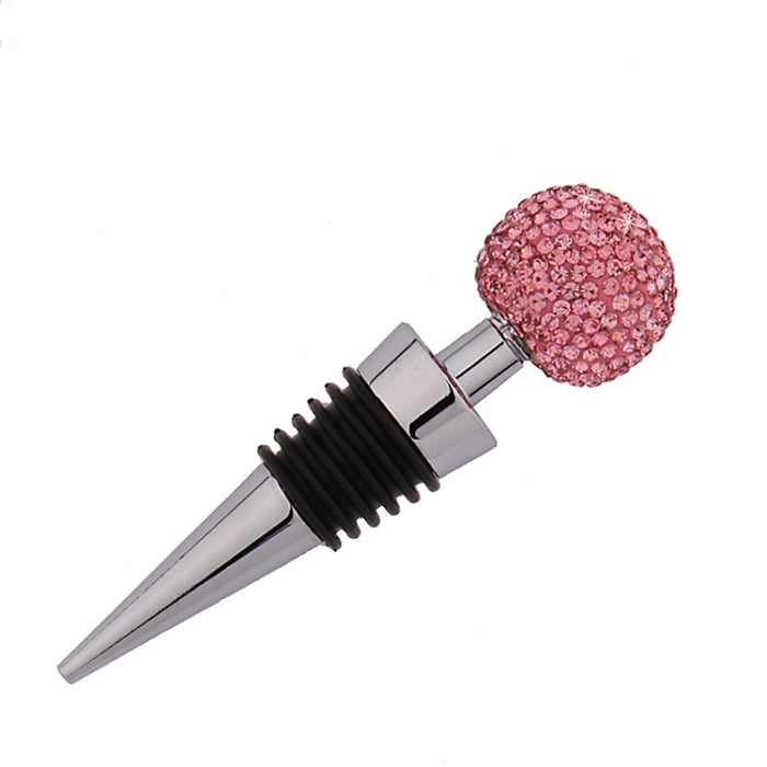 Crystal Ball Red Wine Stopper Diamond Zinc Alloy Metal Sealed Wine Cork