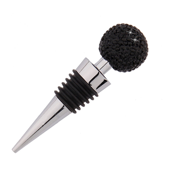 Crystal Ball Red Wine Stopper Diamond Zinc Alloy Metal Sealed Wine Cork