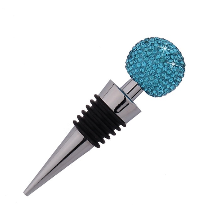 Crystal Ball Red Wine Stopper Diamond Zinc Alloy Metal Sealed Wine Cork