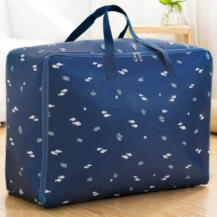 Oxford Cloth Quilt Moisture-Proof & Waterproof Storage Bag Zipper Portable Moving Luggage Bag, Series 4