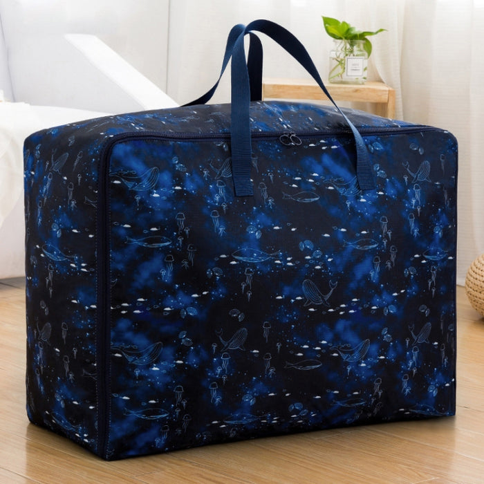 Oxford Cloth Quilt Moisture-Proof & Waterproof Storage Bag Zipper Portable Moving Luggage Bag, Series 4