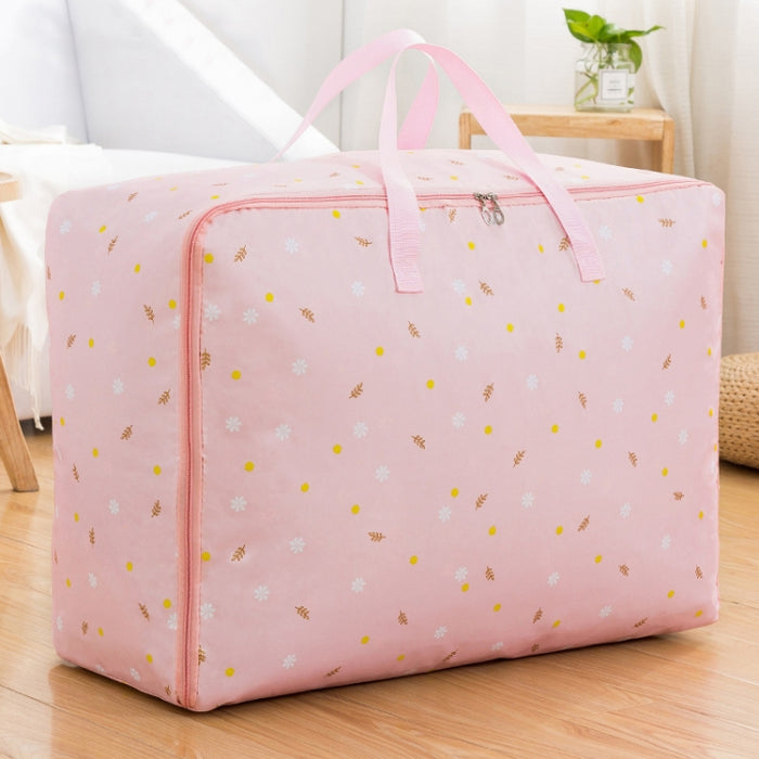 Oxford Cloth Quilt Moisture-Proof & Waterproof Storage Bag Zipper Portable Moving Luggage Bag, Series 4