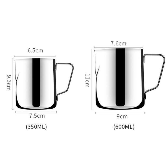 Inner Scale Pull Flower Cup Stainless Steel Milk Foam Cup Coffee Utensils