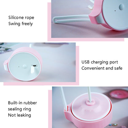 VE-V8 USB Charging Automatic Stirring Cup Full Seal Leak-Proof Electric Shake Cup, 450ml