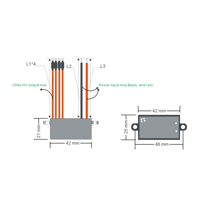 Anion Air Purifier Negative Ion Generator Module