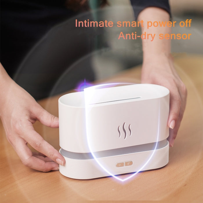 Flame Aroma Diffuser Night Light Humidifier