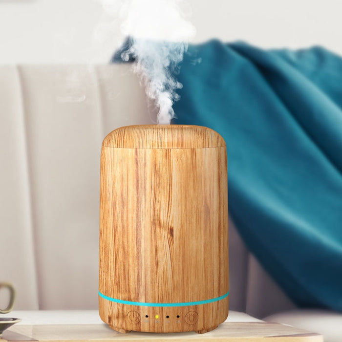 STB-105 Wood Grain Aromatherapy USB Air Purifier