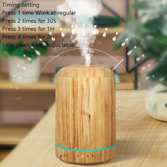 STB-105 Wood Grain Aromatherapy USB Air Purifier