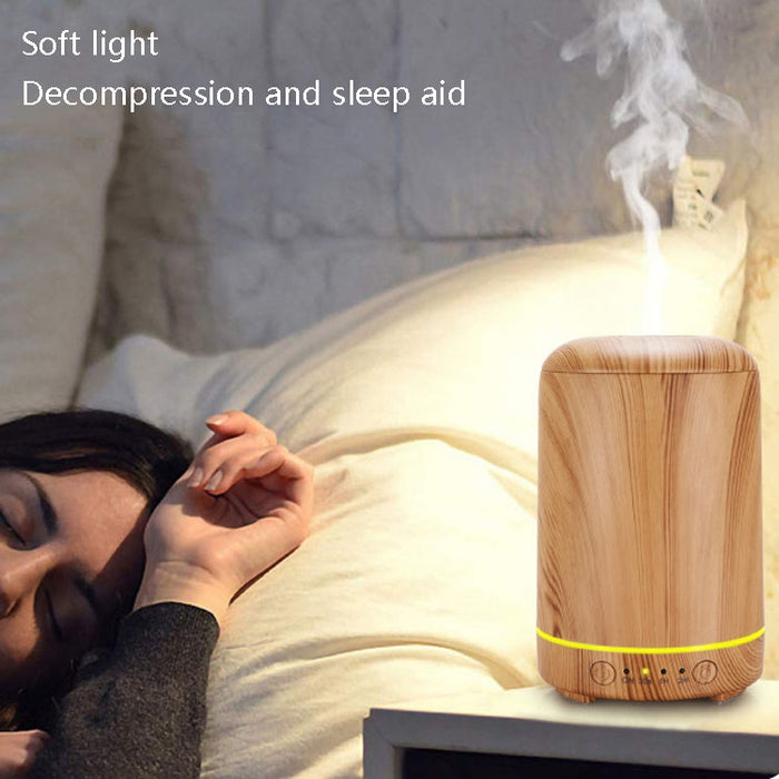 STB-105 Wood Grain Aromatherapy USB Air Purifier