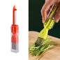 Home Kitchen Multifunctional Green Onion Peeler, Green, Yellow, Orange