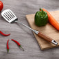 304 Stainless Steel Wooden Handle Kitchenware Kitchen Equipment, Style:, Fried Spatula, Soup Spoon, Slotted Spoon, Slotted Shovel, Noodle Scoop, Rice Spoon