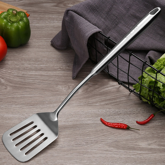 304 Stainless Steel Kitchen Equipment Thickened Hollow Handle Cooking Tool, Style: