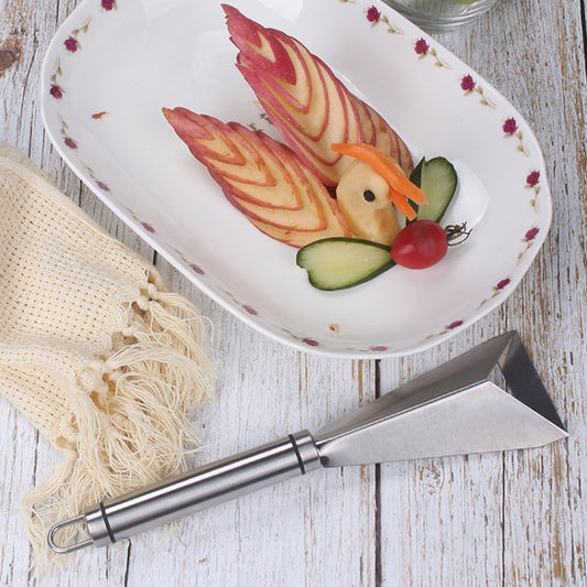 Household Stainless Steel Fruit Carving Knife Shaper Flower-shaped Vegetable Cutter