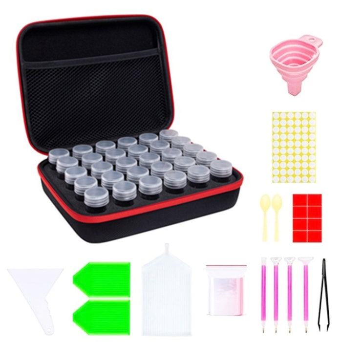 Multifunctional Portable Diamond Painting Tool Set Storage Bag, Style: