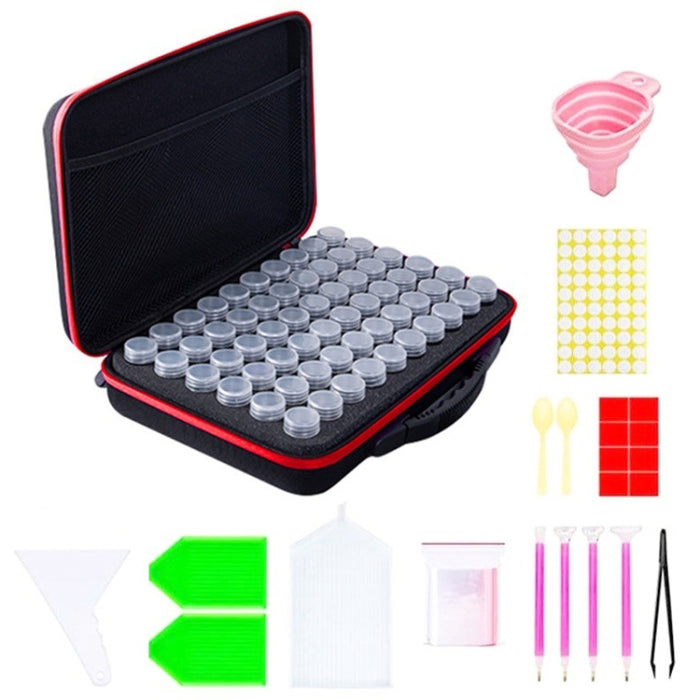 Multifunctional Portable Diamond Painting Tool Set Storage Bag, Style: