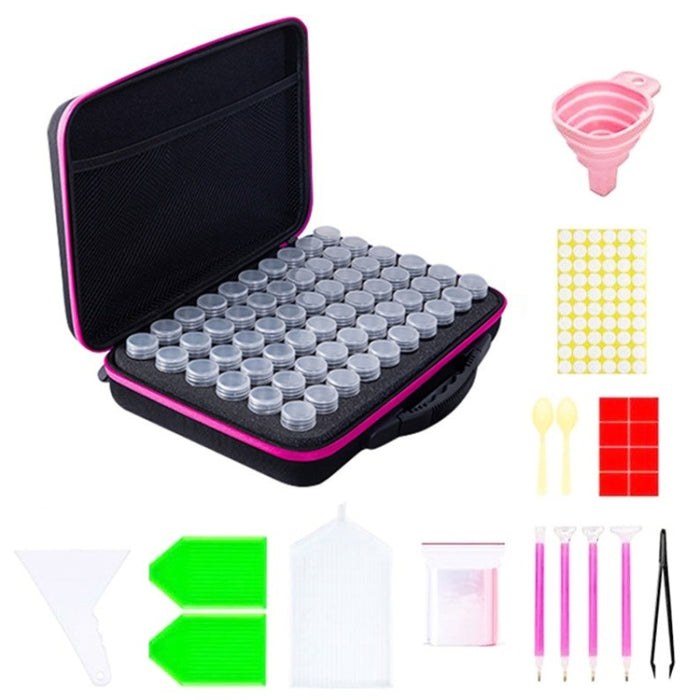 Multifunctional Portable Diamond Painting Tool Set Storage Bag, Style: