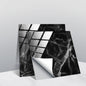 PVC Crystal Covered Film Geometric Pattern Tile Wall Sticker, 20 PCS 10cm