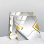 PVC Crystal Covered Film Geometric Pattern Tile Wall Sticker, 20 PCS 10cm