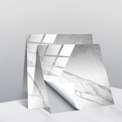 PVC Crystal Covered Film Geometric Pattern Tile Wall Sticker, 20 PCS 15cm