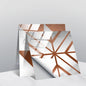 PVC Crystal Covered Film Geometric Pattern Tile Wall Sticker, 20 PCS 15cm
