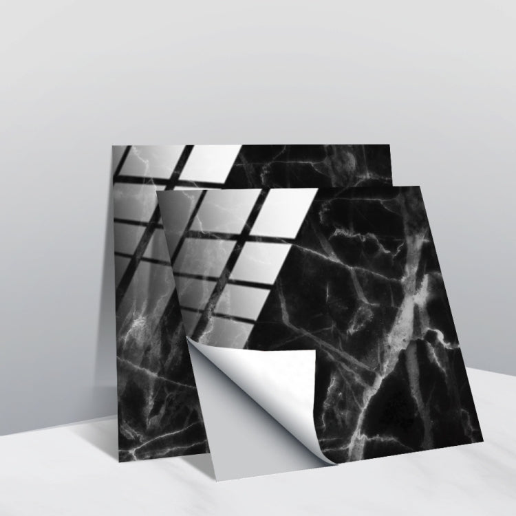 PVC Crystal Covered Film Geometric Pattern Tile Wall Sticker, 20 PCS 20cm