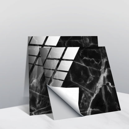 PVC Crystal Covered Film Geometric Pattern Tile Wall Sticker, 20 PCS 20cm