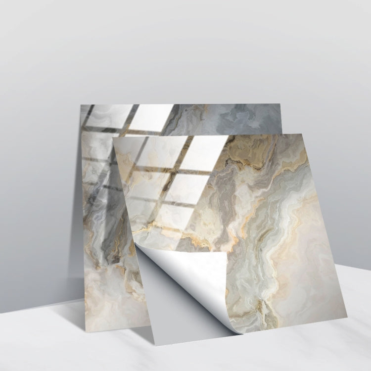 PVC Crystal Covered Film Geometric Pattern Tile Wall Sticker, 20 PCS 20cm