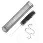 12 Inch Stainless Steel 304 Smoked Tube BBQ Box Outdoor Cold Smoke Box,Style:, Only Tube, Tube + Brush + Hook