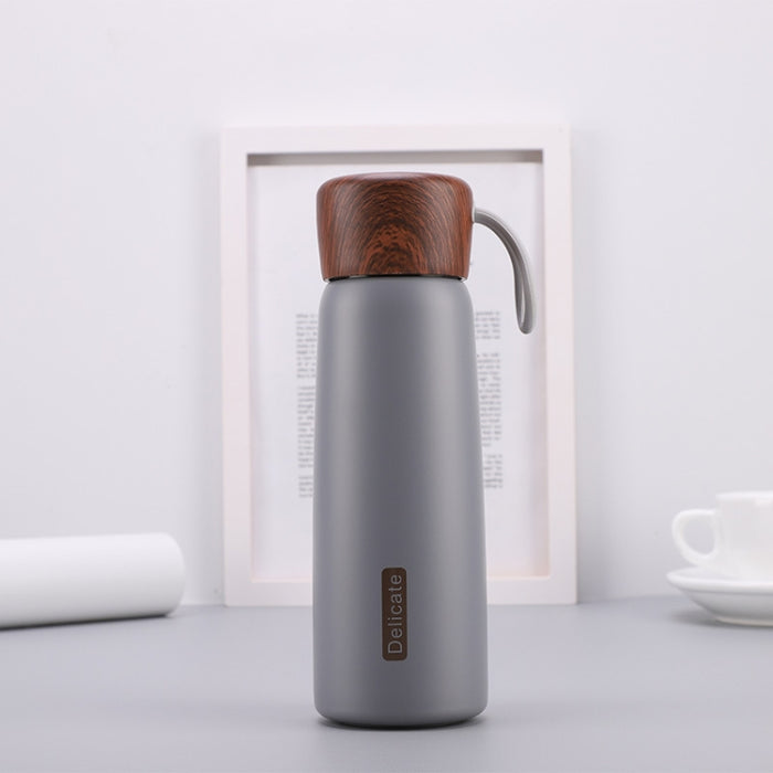 Delicate 304 Stainless Steel Wood Grain Thermos Cup