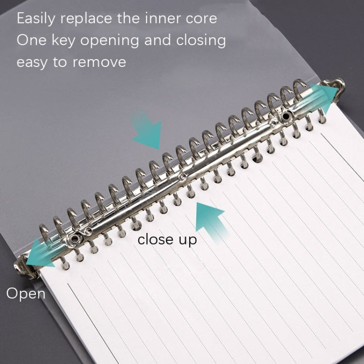 Transparent Matte PP Soft Shell Cover Hand Accountive Page, Style:, A5 Horizontal Core, A5 Cornell Core, A5 Mesh Core, A5 Point Array Core, B5 Horizontal Core, B5 Cornell Core, B5 Mesh Core, B5 Point Array Core