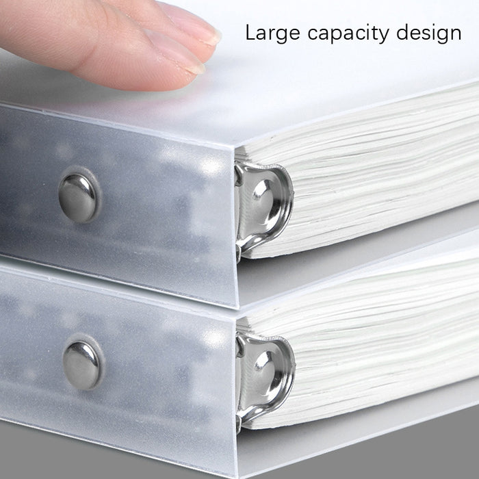 Transparent Matte PP Soft Shell Cover Hand Accountive Page, Style: