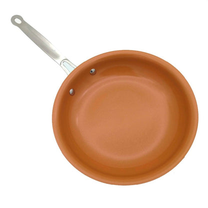 Induction Cooker Kitchen Pan Ceramic Coated Nonstick, 8 Inches, 12 Inches