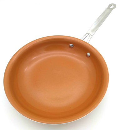 Induction Cooker Kitchen Pan Ceramic Coated Nonstick, 8 Inches, 12 Inches