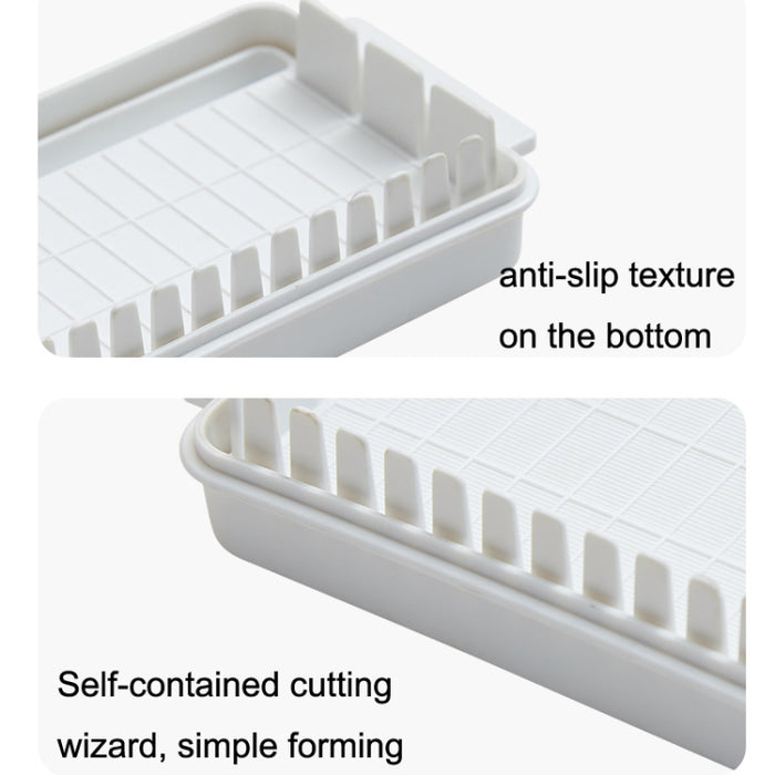 Transparent Large Capacity Butter Cut Storage Box