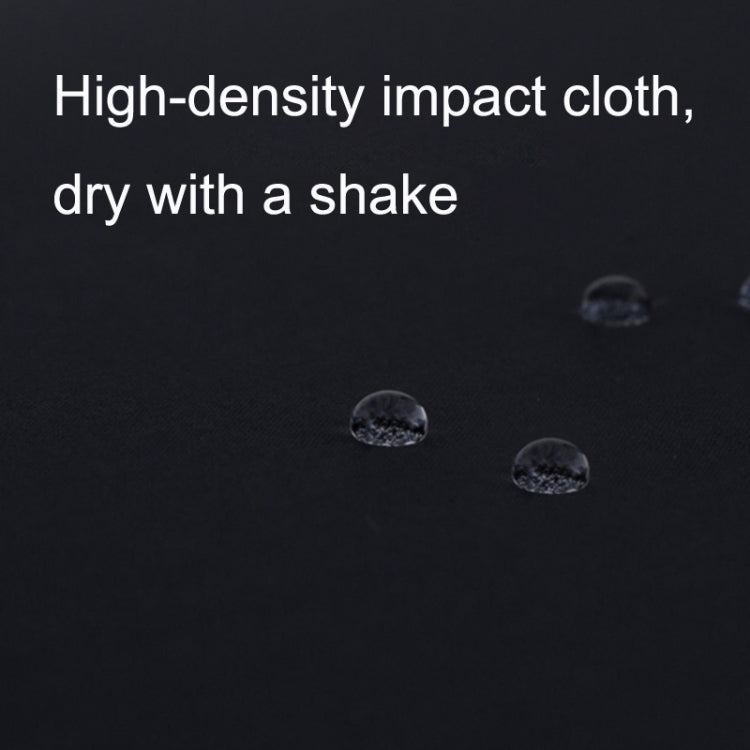 PARACHASE Solid Wood Bending Handle 10 Bone Three Fold Automatic Umbrella, Grey, Black, Navy