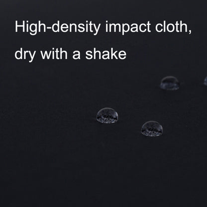 PARACHASE Solid Wood Bending Handle 10 Bone Three Fold Automatic Umbrella, Grey, Black, Navy